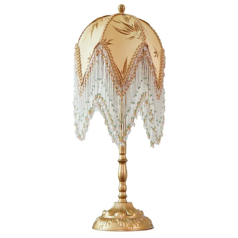 Retro national style B&B, country bedroom, living room, atmosphere, table lamp, creative tassel bedside lamp
Retro national style B&B, country bedroom, living room, atmosphere, table lamp, creative tassel bedside lamp