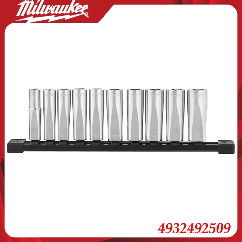 Milwaukee 4932492509 Deep Socket Set 3/8" Drive Metric for Automotive & Mechanical Repairs
Milwaukee 4932492509 Deep Socket Set 3/8" Drive Metric for Automotive & Mechanical Repairs