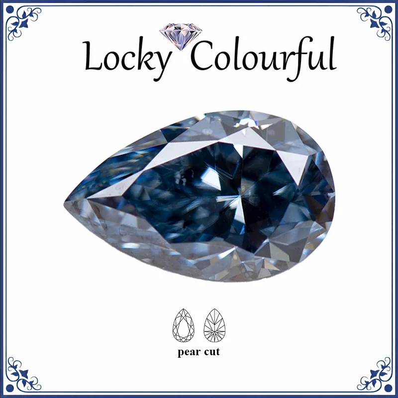 Moissanite Pear Shape VVS1 Gray Color Charms Beads for Diy Jewelry Making Earrings Bracelet Main Materials with GRA Certificate
Moissanite Pear Shape VVS1 Gray Color Charms Beads for Diy Jewelry Making Earrings Bracelet Main Materials with GRA Certificate