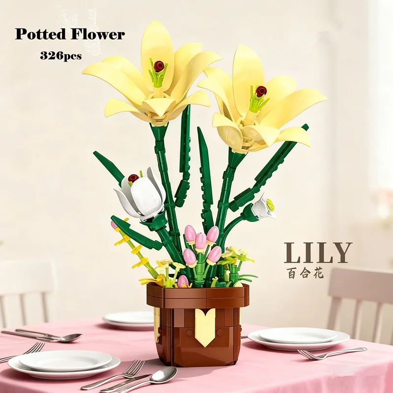 Фаленопсис, растение в горшке, строительный блок, цветочная модель, наборы игрушек-головоломки, новогодние подарки на Рождество, день рождения, творчество своими руками
Фаленопсис, растение в горшке, строительный блок, цветочная модель, наборы игрушек-головоломки, новогодние подарки на Рождество, день рождения, творчество своими руками