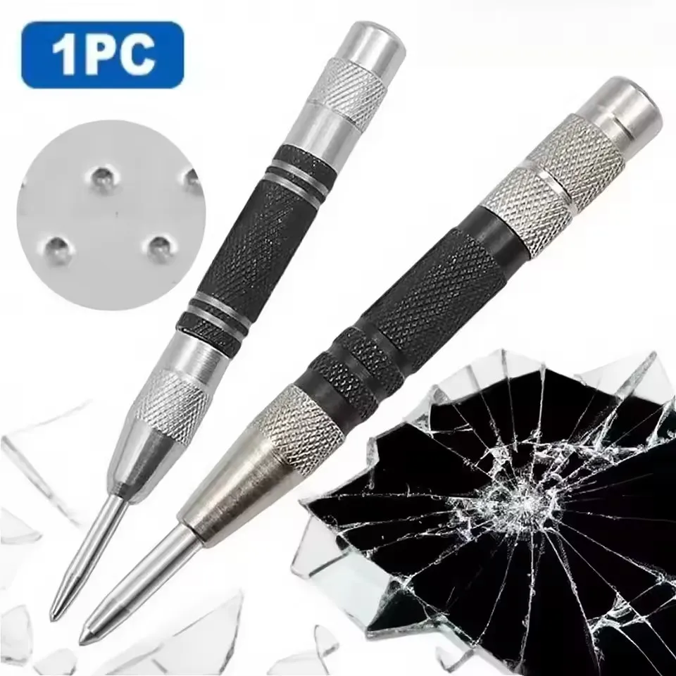 Auto Center Puncher Hole Marker Wood Metal Steel Spring Load Kerner Drill Locator Heavy Duty Punch Carpentry Automatic Hand Tool
Auto Center Puncher Hole Marker Wood Metal Steel Spring Load Kerner Drill Locator Heavy Duty Punch Carpentry Automatic Hand Tool