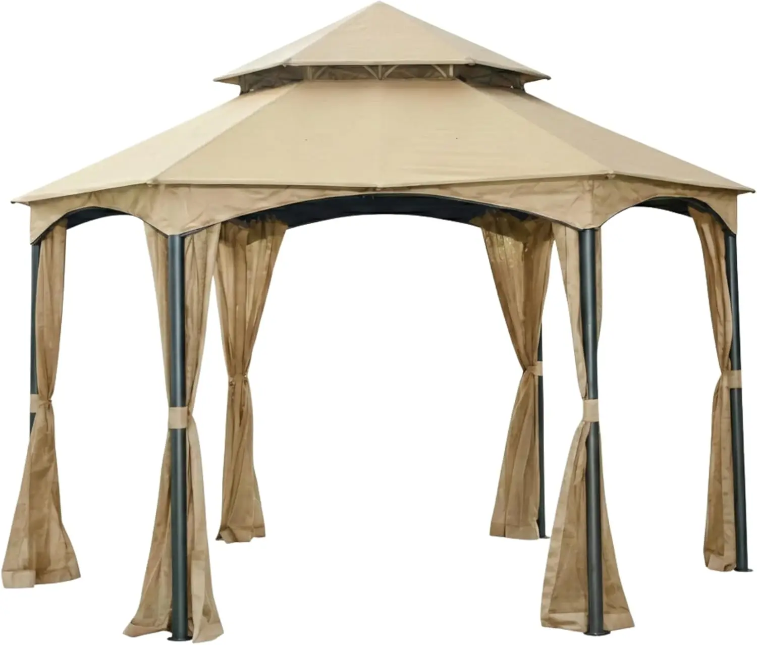 Reinforced RipLock 350 Replacement Canopy Top and Netting Set Compatible with Southbay Hexagon 12’ x 12’ Gazebo Models L-GZ793PS
Reinforced RipLock 350 Replacement Canopy Top and Netting Set Compatible with Southbay Hexagon 12’ x 12’ Gazebo Models L-GZ793PS