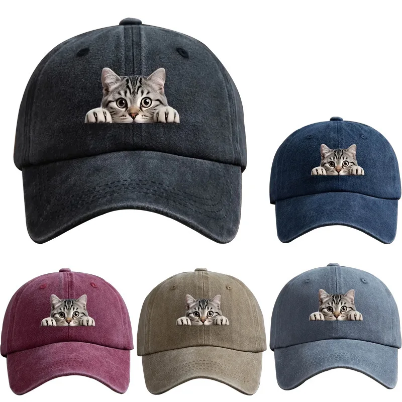 Fashion Washed Cotton Denim Baseball Caps Men Women Vintage Animal 3D Print Outdoor Sports Trucker Dad Hat Female Male Sun Hats
Fashion Washed Cotton Denim Baseball Caps Men Women Vintage Animal 3D Print Outdoor Sports Trucker Dad Hat Female Male Sun Hats