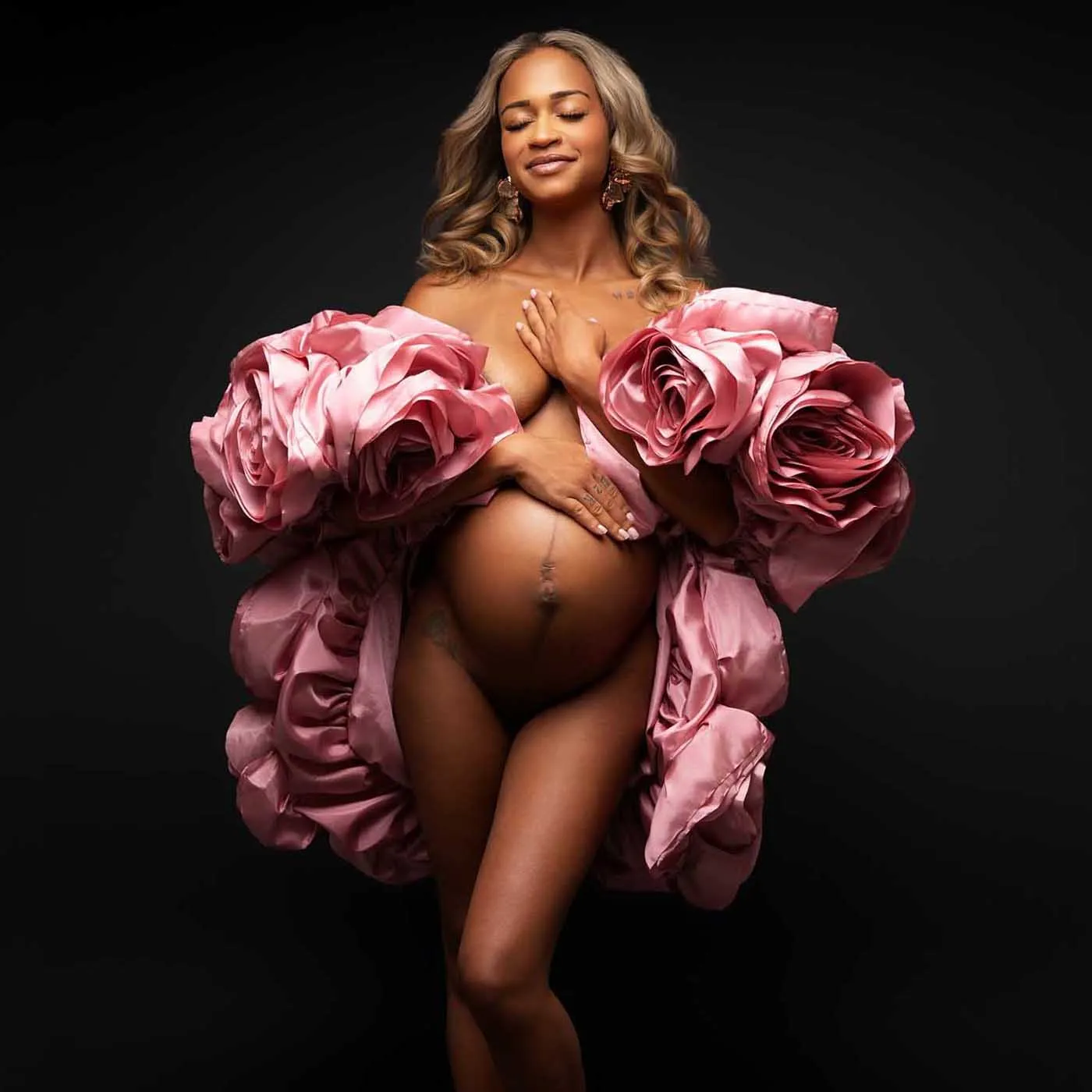 Powerful Rose Flower Cape Maternity Photoshoot Cape Mauve Pink 3D Flower Wedding Cape Bridal Wraps Shawl for Dress Custom Made
Powerful Rose Flower Cape Maternity Photoshoot Cape Mauve Pink 3D Flower Wedding Cape Bridal Wraps Shawl for Dress Custom Made