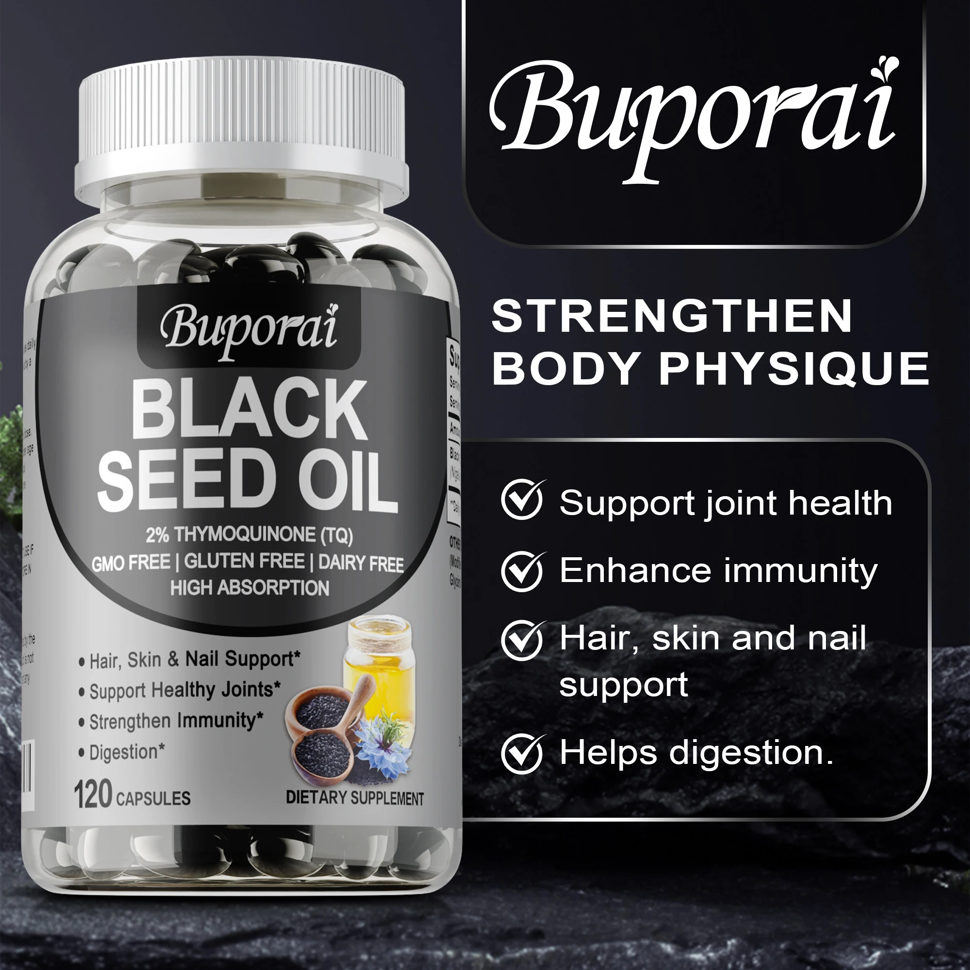 Масло черных семян — способствует здоровью дыхания, поддерживает здоровье суставов, кожи и волос, антиоксидантное, без ГМО, без глютена
Масло черных семян — способствует здоровью дыхания, поддерживает здоровье суставов, кожи и волос, антиоксидантное, без ГМО, без глютена