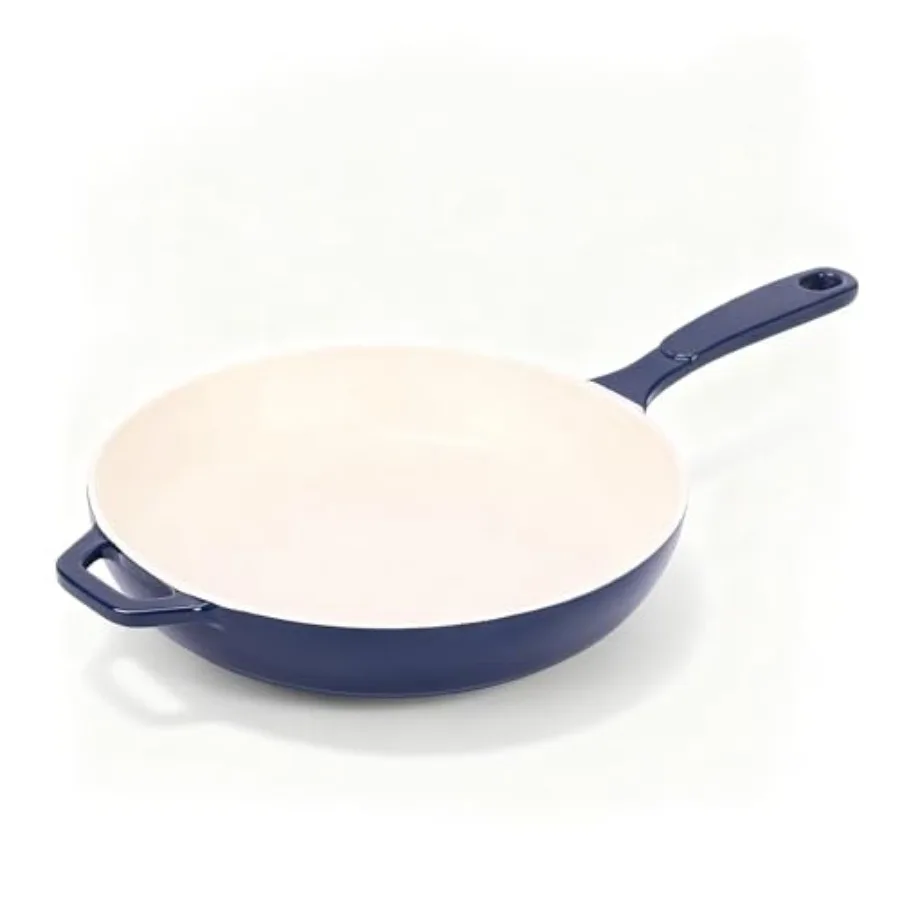 Cast Iron Skillets11 Inch Ceramic Frying Pan Nonstick Frying Pan Without PFAS and PTFE and PFOA Dishwasher and Oven Safe Enamel
Cast Iron Skillets11 Inch Ceramic Frying Pan Nonstick Frying Pan Without PFAS and PTFE and PFOA Dishwasher and Oven Safe Enamel