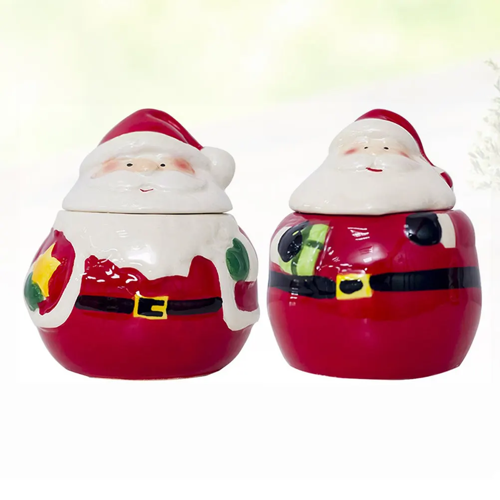 Набор из 2 керамических баночек для специй в форме Деда Мороза, емкости для хранения приправ, соли и перца, подарки, украшения для дома
Набор из 2 керамических баночек для специй в форме Деда Мороза, емкости для хранения приправ, соли и перца, подарки, украшения для дома