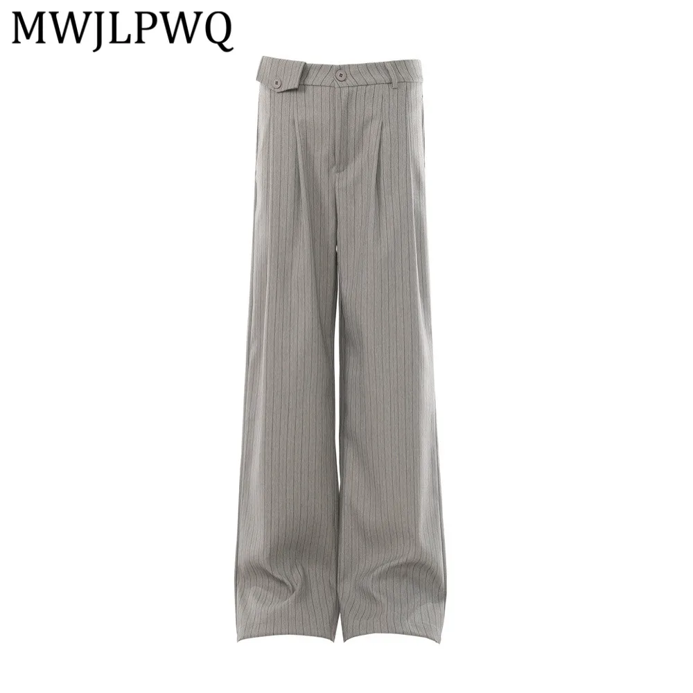 MWJLPWQ American Retro Vertical Striped Casual Trousers For Men Loose Fit High Street Drapey Floor-Length Wide-Leg Pants 14945
MWJLPWQ American Retro Vertical Striped Casual Trousers For Men Loose Fit High Street Drapey Floor-Length Wide-Leg Pants 14945