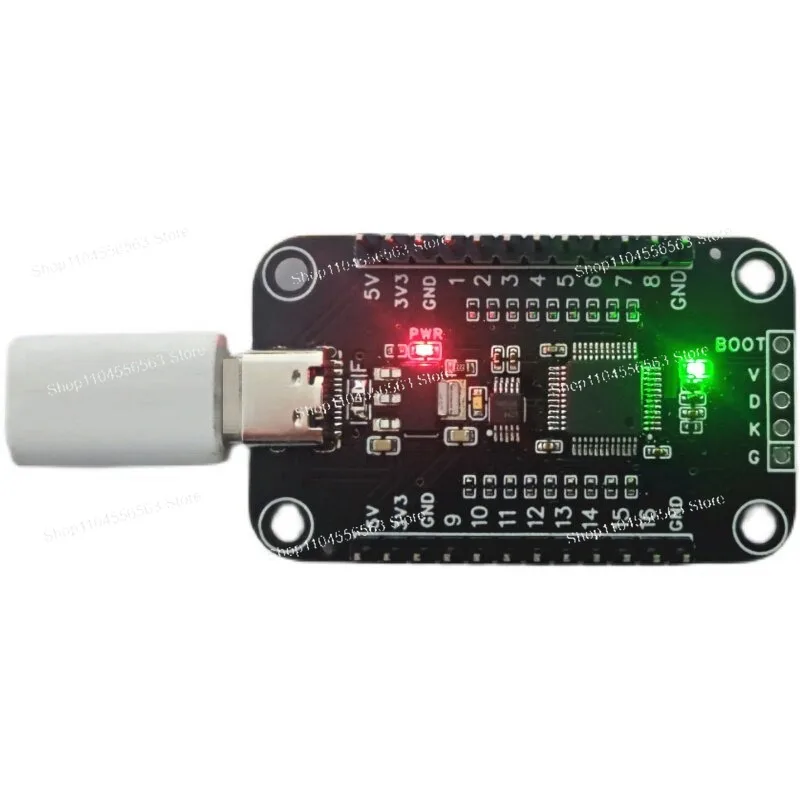 USB to 16 GPIO Module – Serial Port to GPIO with PWM, 3.3V/5V Level, Input & Output for Control
USB to 16 GPIO Module – Serial Port to GPIO with PWM, 3.3V/5V Level, Input & Output for Control