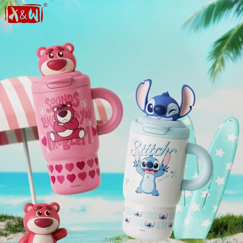 X&W Disney Stainless Steel Thermos Cup Keep Hot/Cold Water Bottle with Straw&Handle Leak-proof Thermal Mug Outdoor Travel Cups
X&W Disney Stainless Steel Thermos Cup Keep Hot/Cold Water Bottle with Straw&Handle Leak-proof Thermal Mug Outdoor Travel Cups