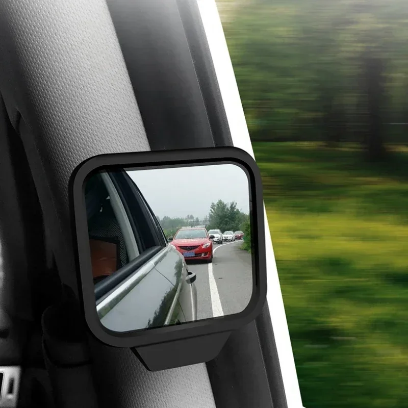 Car wide-angle blind spot monitor with convex mirror, adjustable mini safety car rearview mirror
Car wide-angle blind spot monitor with convex mirror, adjustable mini safety car rearview mirror