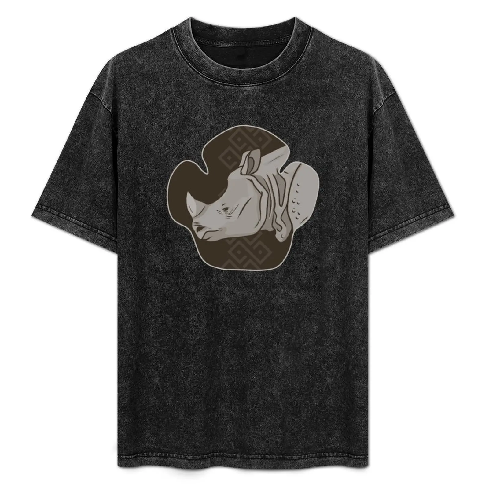 Rhino Footprint Portrait - Greater One-horned Rhino T-Shirt Comfortable Basic Crew Neck Tee
Rhino Footprint Portrait - Greater One-horned Rhino T-Shirt Comfortable Basic Crew Neck Tee
