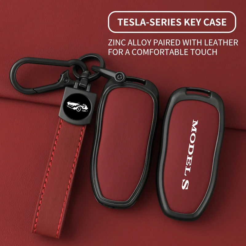 High Quality Zinc Alloy Leather Car Fob Smart Remote Key Case Cover For Tesla Model 3 Model S Model Y Model X Keychain Accessori
High Quality Zinc Alloy Leather Car Fob Smart Remote Key Case Cover For Tesla Model 3 Model S Model Y Model X Keychain Accessori