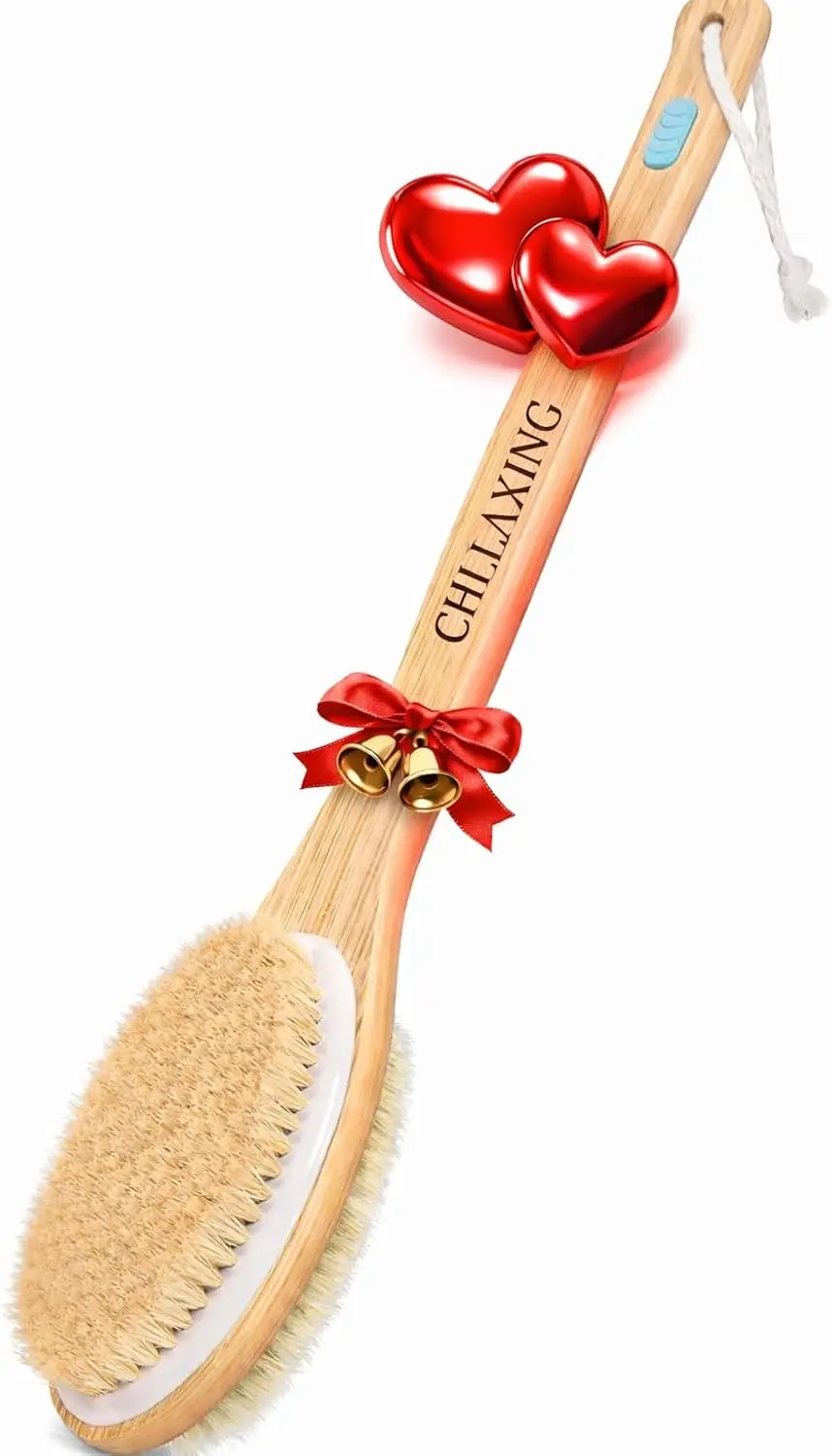 Long Handle Shower Brush Dual-Sided Bristles Back Scrubber Body Exfoliator Wet Dry Brushing
Long Handle Shower Brush Dual-Sided Bristles Back Scrubber Body Exfoliator Wet Dry Brushing