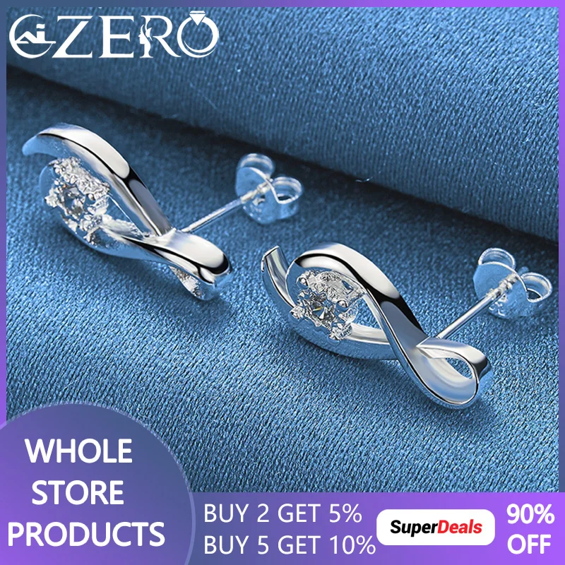 ALIZERO 925 Sterling Silver AAA Zirconia Earrings For Women Stud Earring Lady Wedding Engagement Fashion Party Jewelry Gifts
ALIZERO 925 Sterling Silver AAA Zirconia Earrings For Women Stud Earring Lady Wedding Engagement Fashion Party Jewelry Gifts