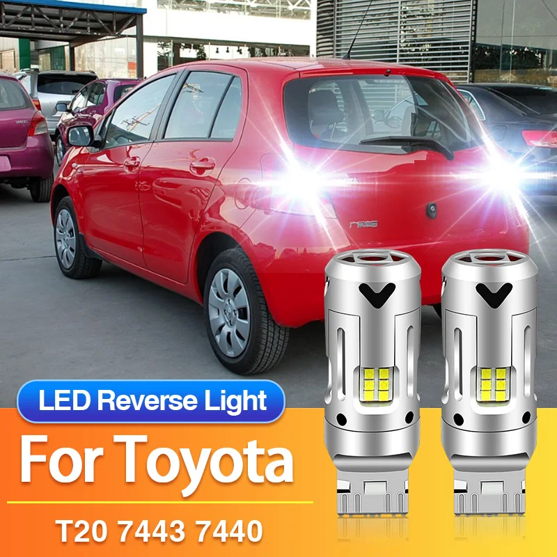 2PCS T20 7443 LED Reverse Light W21/5W 7440 Backup Lamp W21W for Toyota MR2 3/Prius Plus W4/Prius W2/Prius W3/Supra 4/Yaris P15
2PCS T20 7443 LED Reverse Light W21/5W 7440 Backup Lamp W21W for Toyota MR2 3/Prius Plus W4/Prius W2/Prius W3/Supra 4/Yaris P15
