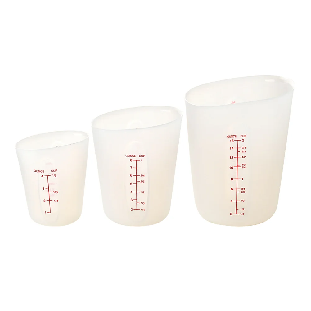 3 Pcs Measuring Cup Large Epoxy Cups Angled Mixing Collapsible Dessert with Lids Silica Gel Silicone
3 Pcs Measuring Cup Large Epoxy Cups Angled Mixing Collapsible Dessert with Lids Silica Gel Silicone