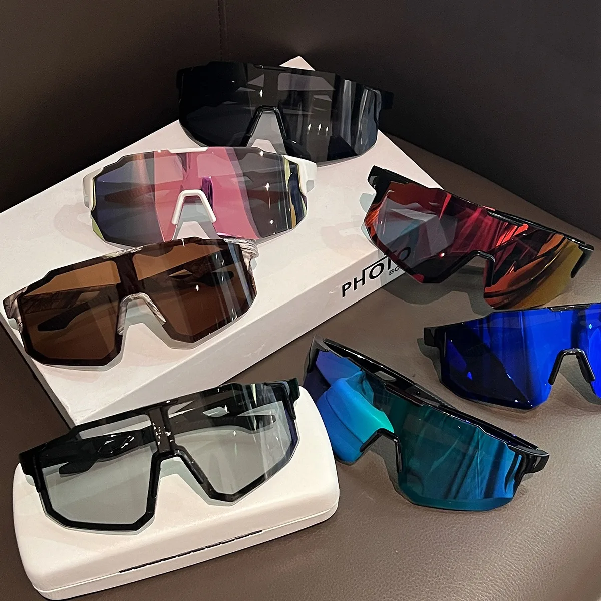 Oversized Sports Sunglasses UV Protection Fashion Trendy Shades for Men Women Cycling Running
Oversized Sports Sunglasses UV Protection Fashion Trendy Shades for Men Women Cycling Running