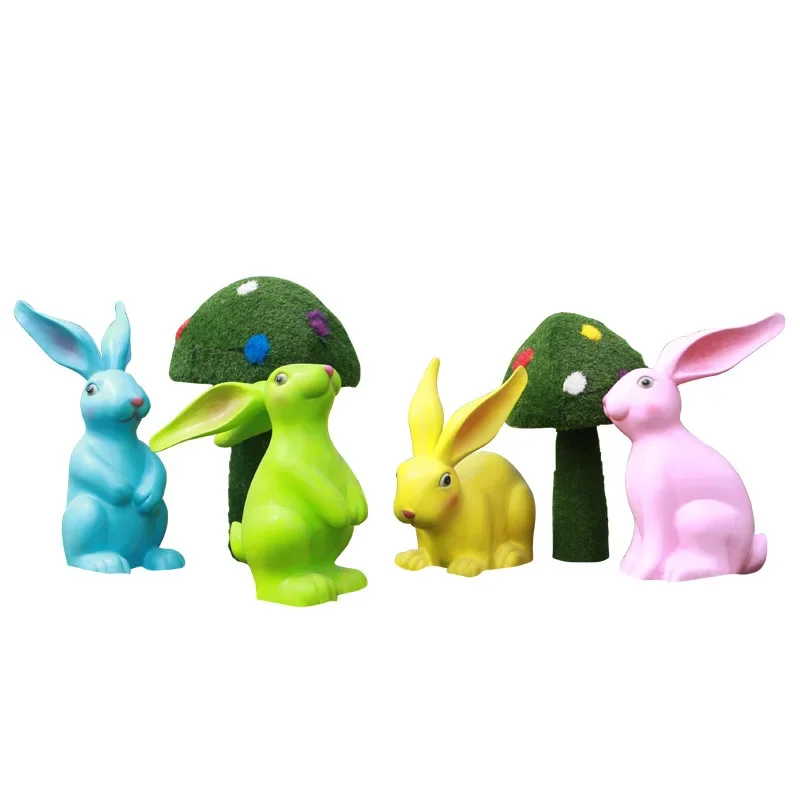Outdoor simulated rabbit ornament, fiberglass cartoon rabbit animal sculpture, garden garden lawn decoration
Outdoor simulated rabbit ornament, fiberglass cartoon rabbit animal sculpture, garden garden lawn decoration