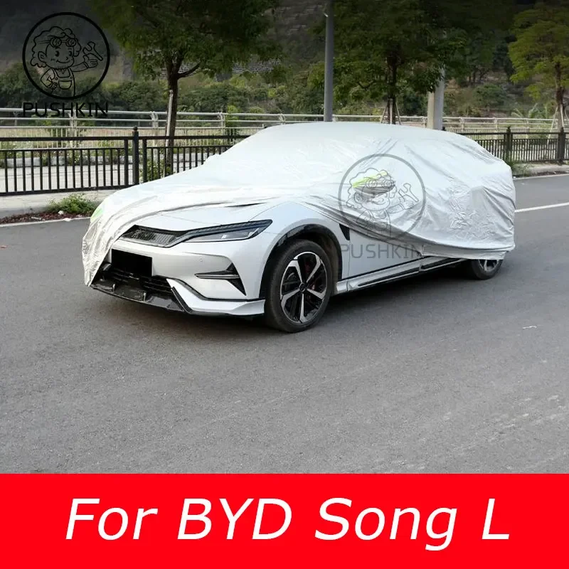 Автомобильный чехол для BYD Song L 2024 2025, уличный солнцезащитный козырек, защита от УФ-лучей, дождя, снега, тумана, пыленепроницаемый чехол
Автомобильный чехол для BYD Song L 2024 2025, уличный солнцезащитный козырек, защита от УФ-лучей, дождя, снега, тумана, пыленепроницаемый чехол