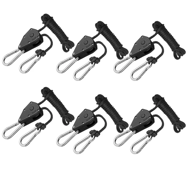 B93B-24PCS Adjustable 1/8Inch Lanyard Hanging For Tent Fan LED Grow Plant Lamp Rope Ratchet Hanger Pulley Lifting Pulley Hook
B93B-24PCS Adjustable 1/8Inch Lanyard Hanging For Tent Fan LED Grow Plant Lamp Rope Ratchet Hanger Pulley Lifting Pulley Hook