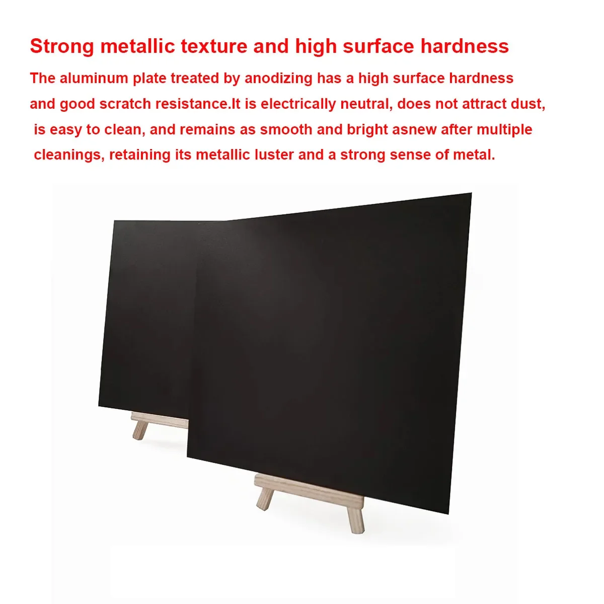 Black Anodized Aluminum Alloy Plate Sand blasted Version, Aluminum Alloy Plate 100x100mm 200x200mm Thick 0.5mm/ 0.8/ 1/1.2/ 2mm
Black Anodized Aluminum Alloy Plate Sand blasted Version, Aluminum Alloy Plate 100x100mm 200x200mm Thick 0.5mm/ 0.8/ 1/1.2/ 2mm