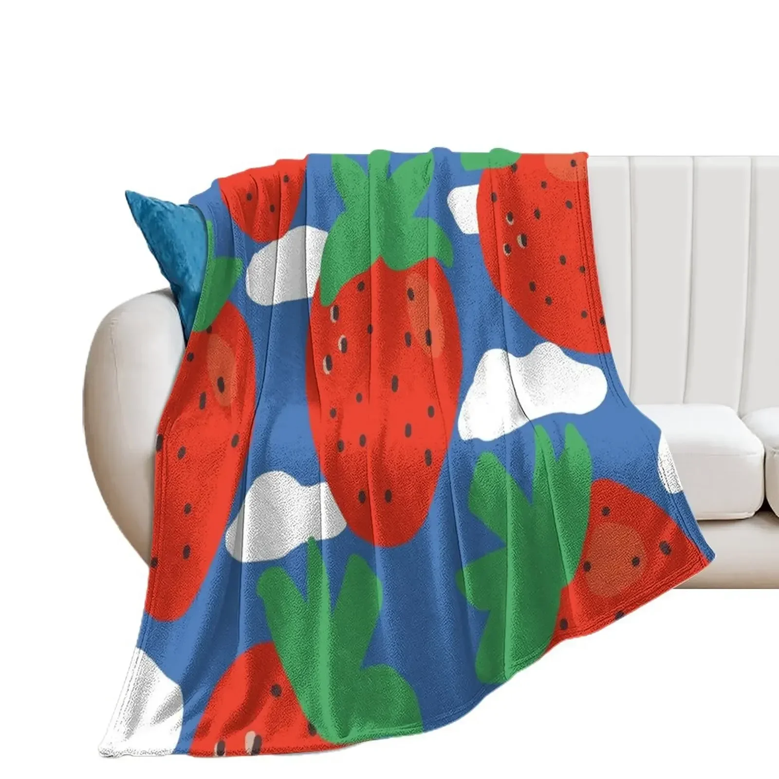 Cheerful Strawberry Pattern Throw Blanket Sleeping Bag Flannel Soft Plush Plaid Blankets
Cheerful Strawberry Pattern Throw Blanket Sleeping Bag Flannel Soft Plush Plaid Blankets