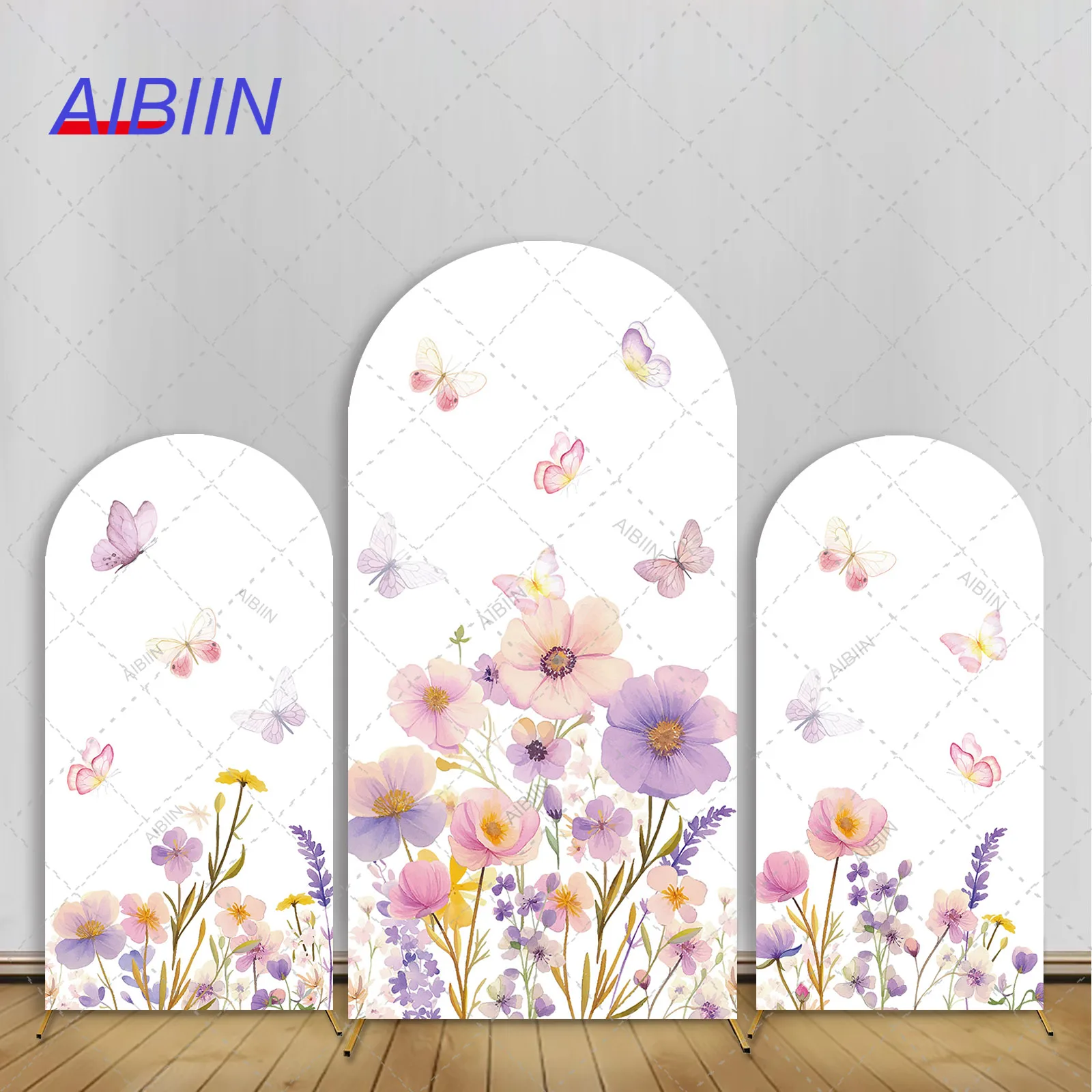 Wildflower Birthday Arch Backdrop Cover Pink Purple Floral Butterfly Baby Shower Party Decor Portrait Photography Background
Wildflower Birthday Arch Backdrop Cover Pink Purple Floral Butterfly Baby Shower Party Decor Portrait Photography Background