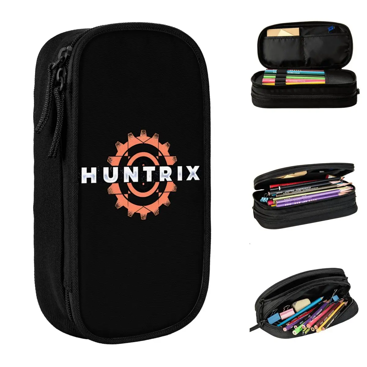 Huntrix Demon Hunters Logo Pencil Case Large Pencil Bag Students Double Layer Vintage School Pencil Cases Stationery Organizer
Huntrix Demon Hunters Logo Pencil Case Large Pencil Bag Students Double Layer Vintage School Pencil Cases Stationery Organizer