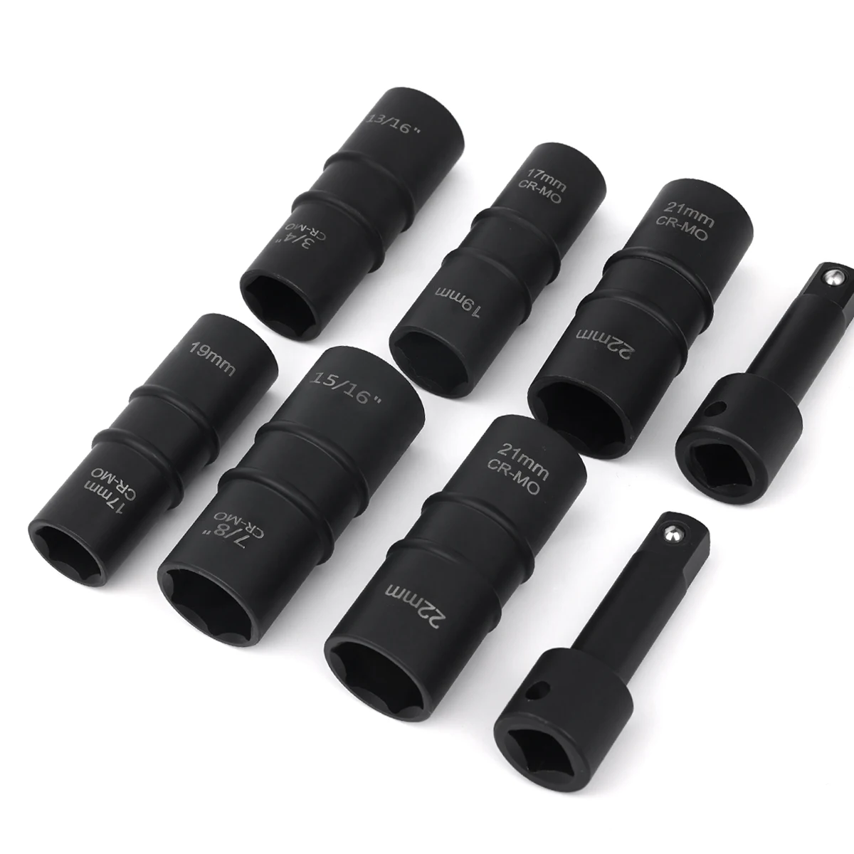 1pc Double Ended Damaged Wheel Nut Cap Removal Impact Socket 17-19 21-22mm 3/4-13/16 7/8-15/16 Inch Tire Sleeve Disassembly Tool
1pc Double Ended Damaged Wheel Nut Cap Removal Impact Socket 17-19 21-22mm 3/4-13/16 7/8-15/16 Inch Tire Sleeve Disassembly Tool