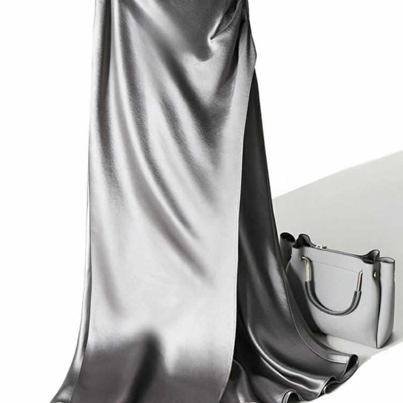 Women Satin Silm Skirt High Waist Midi Skirt Stylish Long Skirts for Female Fashion Chic and Elegant Woman Skirt Streetwear Q22
Women Satin Silm Skirt High Waist Midi Skirt Stylish Long Skirts for Female Fashion Chic and Elegant Woman Skirt Streetwear Q22