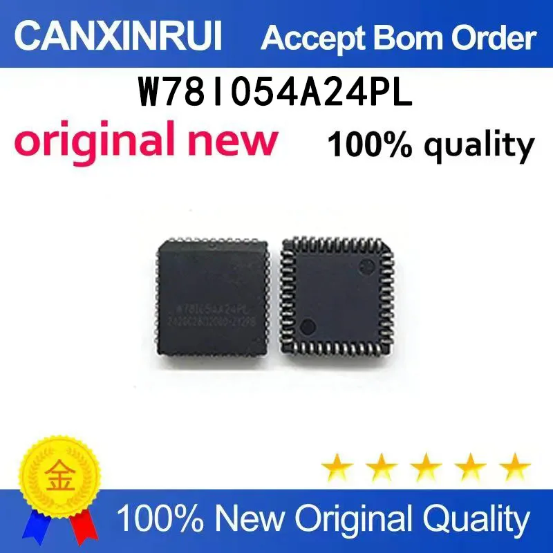 (5-100 pieces)W78I054A24PL PLCC-44 W781054A24PL Four sided Pin Chip IC
(5-100 pieces)W78I054A24PL PLCC-44 W781054A24PL Four sided Pin Chip IC