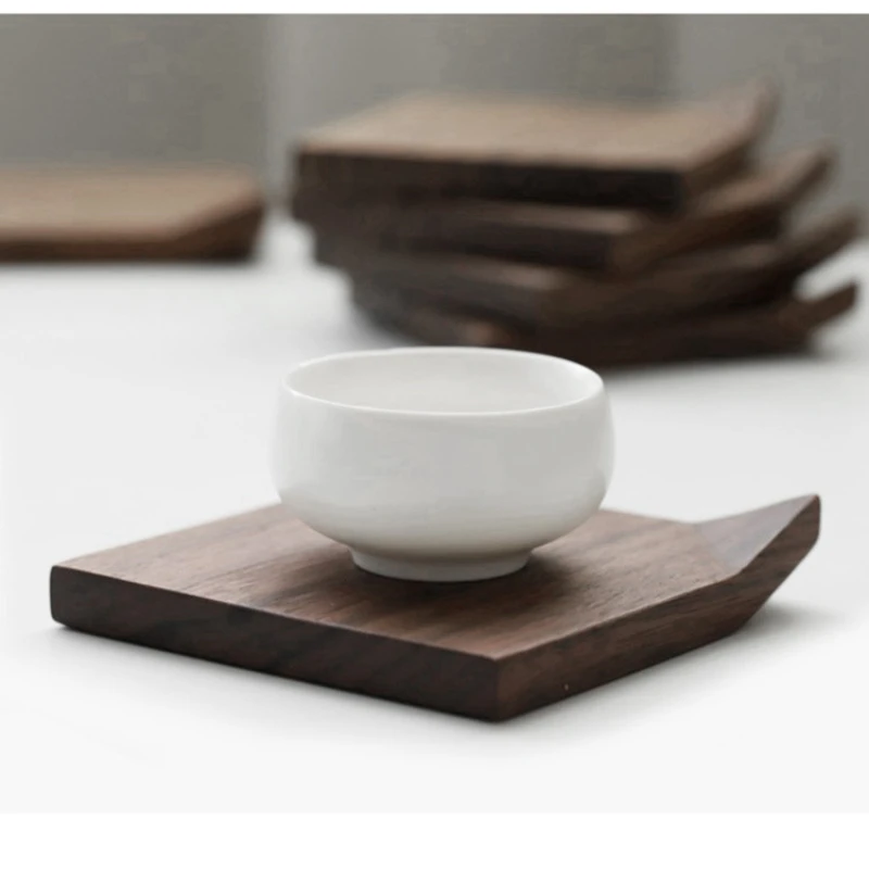 Modern Black Walnut Folding Corner Coaster Solid Wood Tea Set Pad Creative Coaster
Modern Black Walnut Folding Corner Coaster Solid Wood Tea Set Pad Creative Coaster