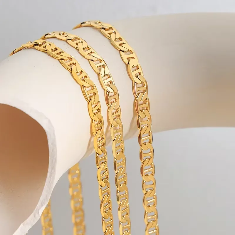 925 Sterling Silver Necklace 6mm Flat Day Chain Necklace Bracelet Jewelry Gifts for Men and Women 20cm/45-60cm 18K Gold
925 Sterling Silver Necklace 6mm Flat Day Chain Necklace Bracelet Jewelry Gifts for Men and Women 20cm/45-60cm 18K Gold