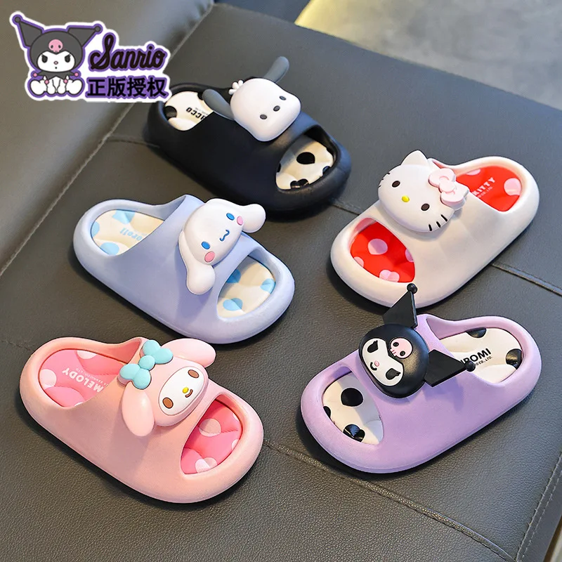 Summer Child Slippers Hello Kitty Sanrio Kuromi Kawaii Soft Bottom Girl Student Cartoon Hole Shoes Anti-Slip Sandals Outdoor
Summer Child Slippers Hello Kitty Sanrio Kuromi Kawaii Soft Bottom Girl Student Cartoon Hole Shoes Anti-Slip Sandals Outdoor