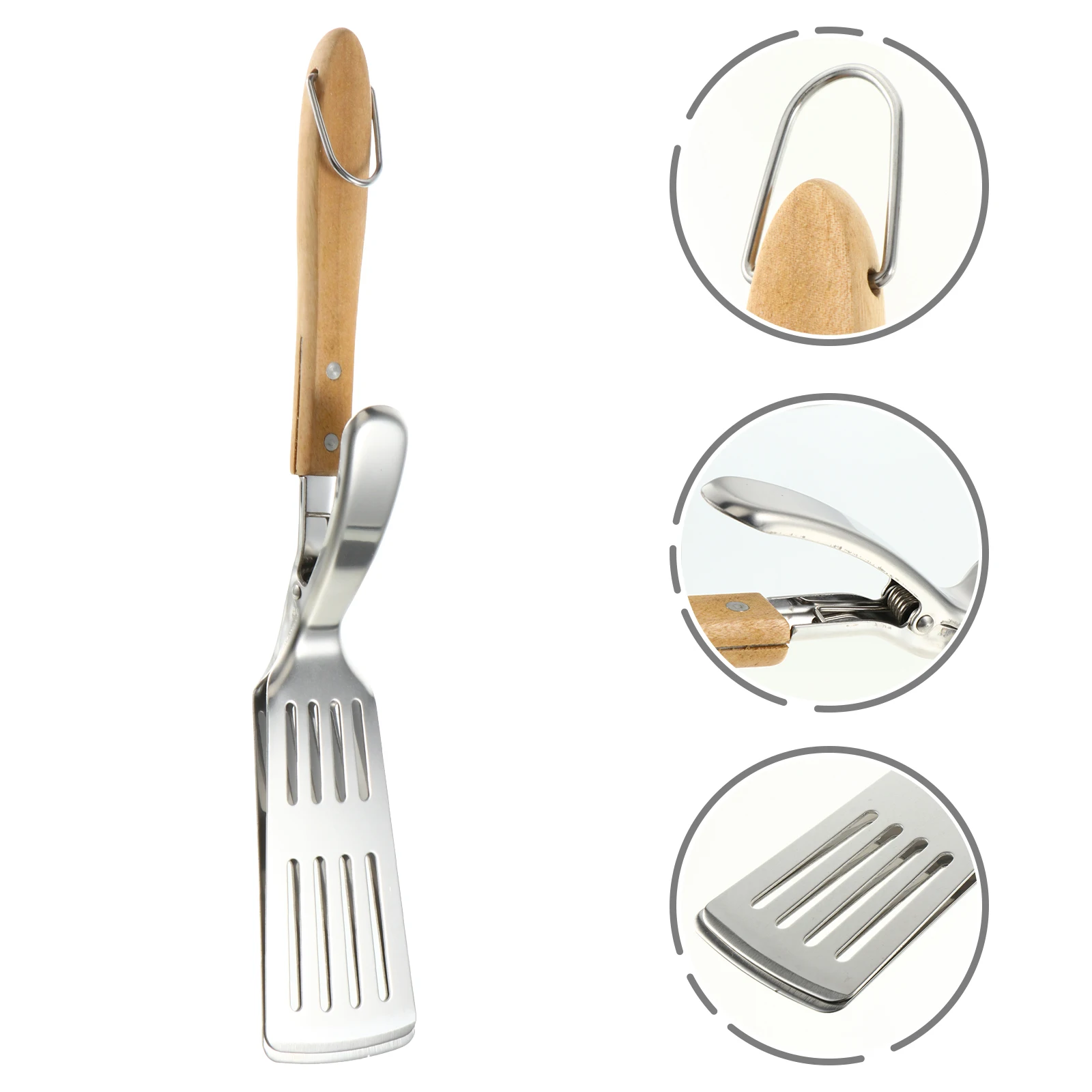 BBQ Spatula Clip Clamp for Barbecue Steak Grilling Stainless Steel Serving Tongs Cooking
BBQ Spatula Clip Clamp for Barbecue Steak Grilling Stainless Steel Serving Tongs Cooking
