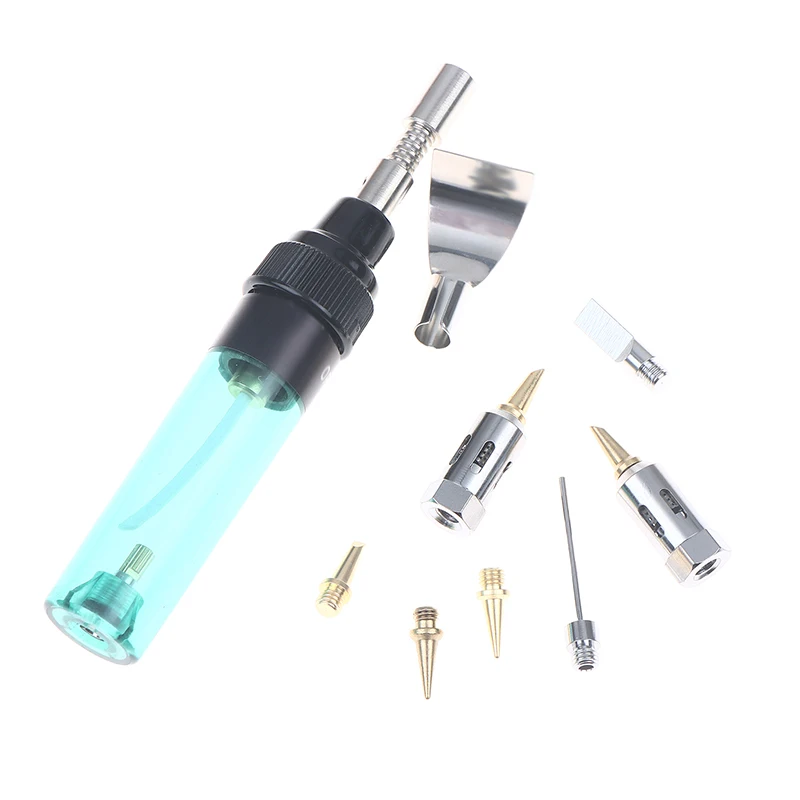 Portable Soldering Iron Kit 1300 Celsius Welding Pen Burner Blow Torch Gas Soldering Iron Cordless Butane Tip Tool
Portable Soldering Iron Kit 1300 Celsius Welding Pen Burner Blow Torch Gas Soldering Iron Cordless Butane Tip Tool