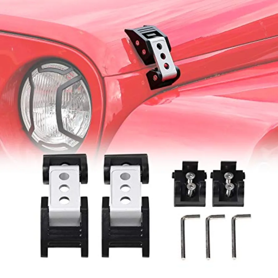 Hood Latches Hood Lock Catch Latches Kit Fit for Jeep Wrangler JK JKU JL JLU Sahara Freedom Sports Rubicon and Gladiator JT Alu
Hood Latches Hood Lock Catch Latches Kit Fit for Jeep Wrangler JK JKU JL JLU Sahara Freedom Sports Rubicon and Gladiator JT Alu