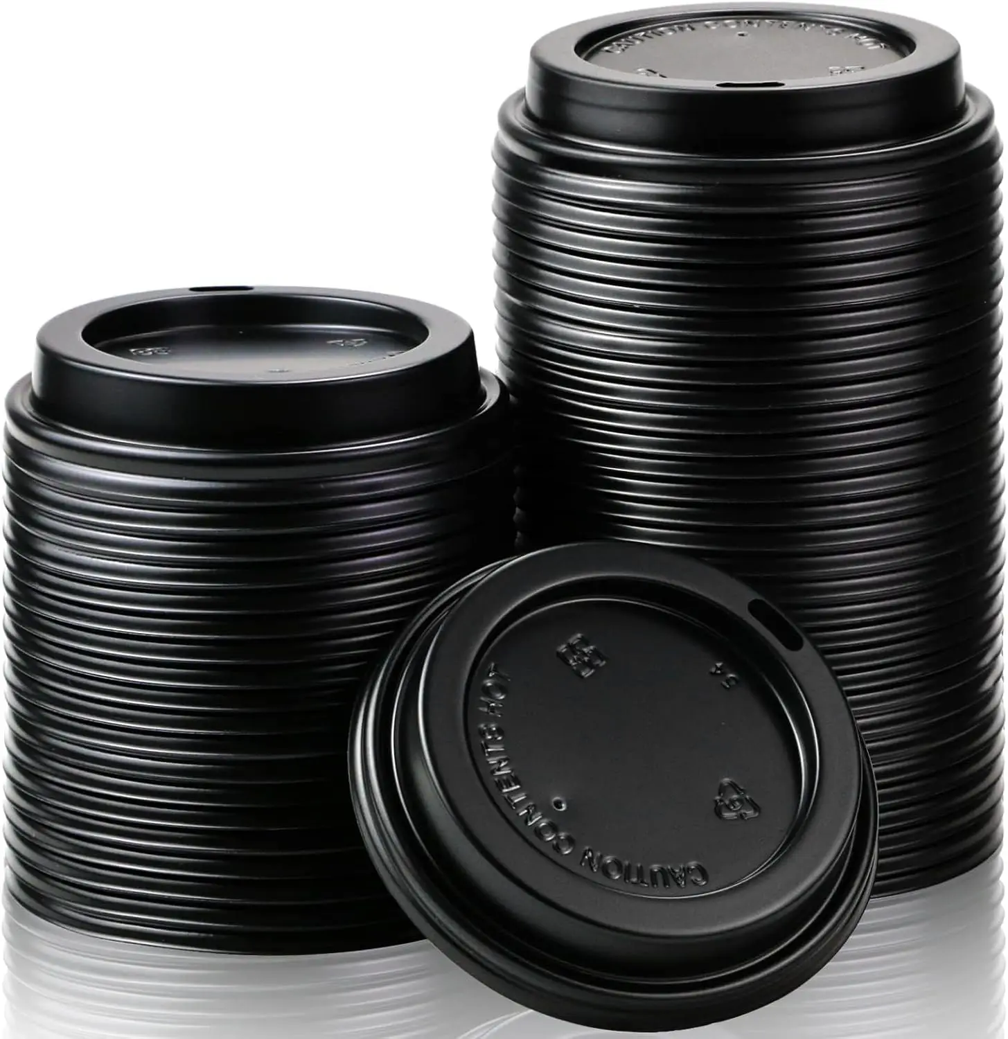 100 Pack 90mm Coffee Cup Lids, Disposable Plastic Dome Lids for 10-22 oz Hot Cups, Anti-Spill for Coffee Tea Cold Drinks - Black
100 Pack 90mm Coffee Cup Lids, Disposable Plastic Dome Lids for 10-22 oz Hot Cups, Anti-Spill for Coffee Tea Cold Drinks - Black