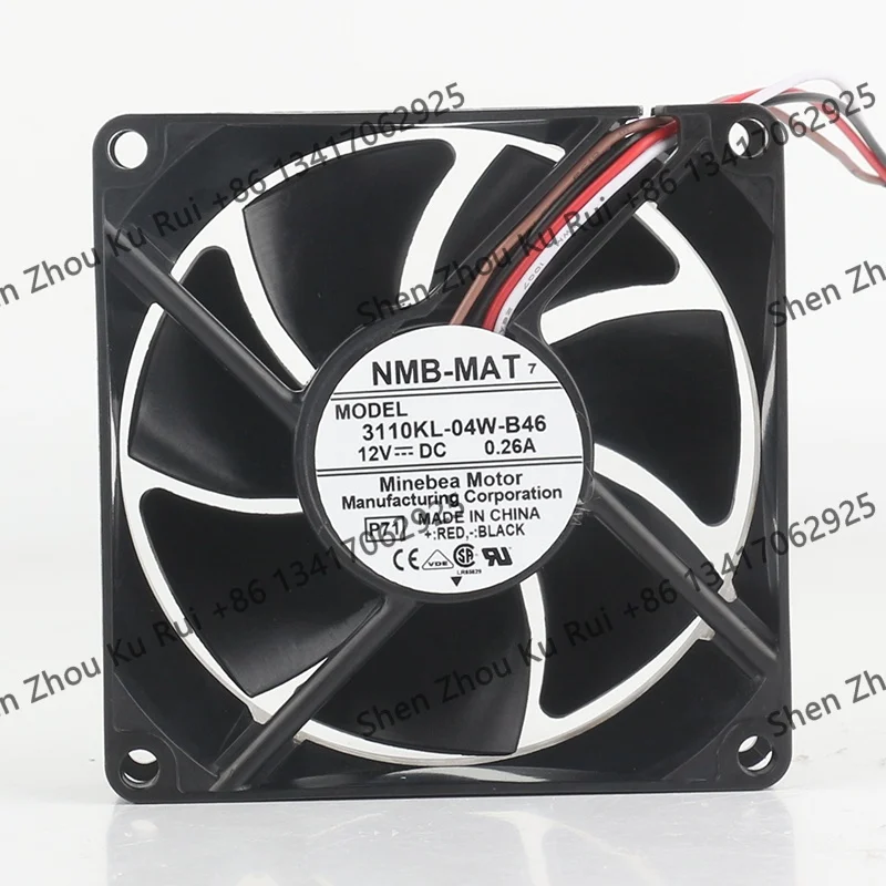 New original NMB 5V 24V 48V DC 12V 0.26A AC EC 8025 80X80X25MM 8CM ultra-durable fan Inverter 4-wire 3110KL-04W-B46 cooling fan
New original NMB 5V 24V 48V DC 12V 0.26A AC EC 8025 80X80X25MM 8CM ultra-durable fan Inverter 4-wire 3110KL-04W-B46 cooling fan