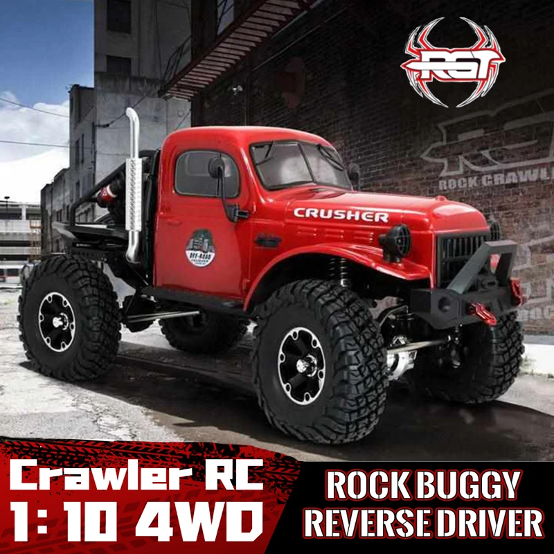 RGT EX86181 CRUSHER 1/10 1:10 RC Remote Control Car Professional Crawler 2.4G Off-road Buggy 4WD Electric RTR Model Cars
RGT EX86181 CRUSHER 1/10 1:10 RC Remote Control Car Professional Crawler 2.4G Off-road Buggy 4WD Electric RTR Model Cars