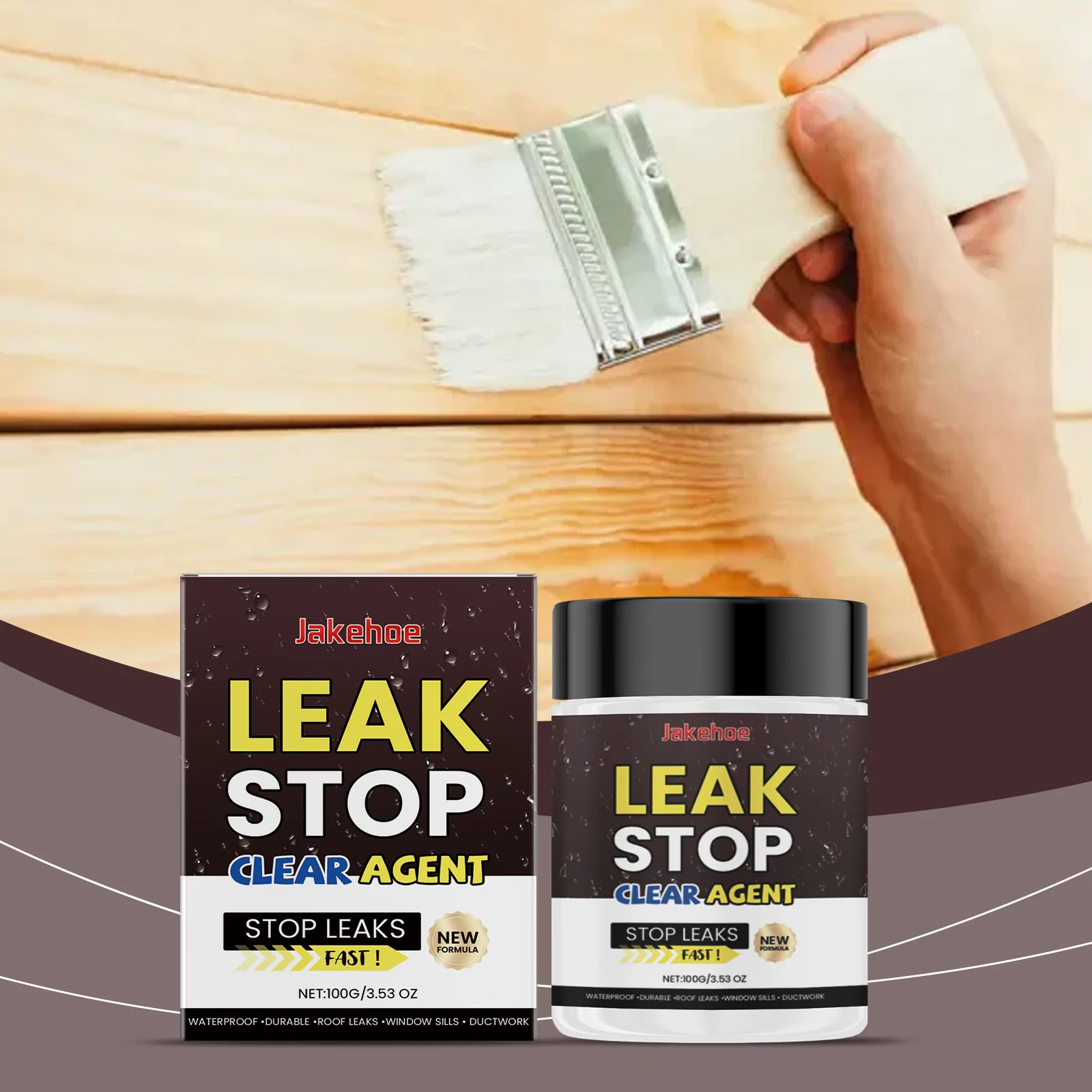 Waterproof Sealant 100g - Bathroom Tile & Wall Sealer, No Demolition Required, Leak Proof & Durable Protective Coating
Waterproof Sealant 100g - Bathroom Tile & Wall Sealer, No Demolition Required, Leak Proof & Durable Protective Coating