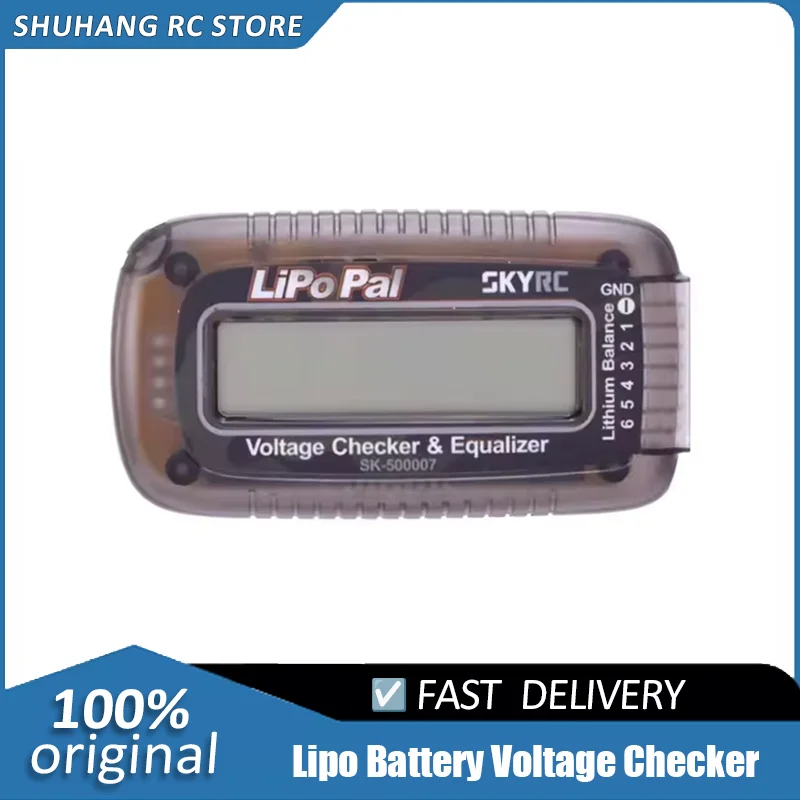 SKYRC LiPoPal Battery Checker 2-6S Lipo Battery Voltage Checker Equilizer Capacity Display Voltage Indicator Voltage Balancer
SKYRC LiPoPal Battery Checker 2-6S Lipo Battery Voltage Checker Equilizer Capacity Display Voltage Indicator Voltage Balancer