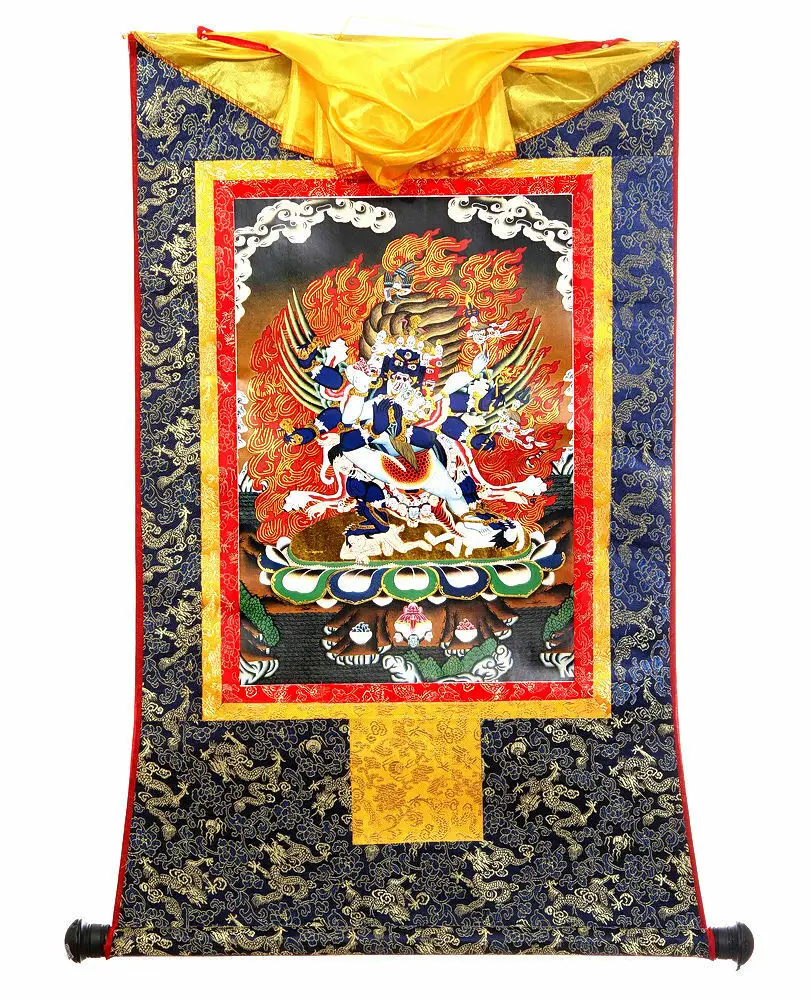 13-дюймовый семейный Vajra-wraч Vajrakilaya, парчовый деревянный свиток с принтом
13-дюймовый семейный Vajra-wraч Vajrakilaya, парчовый деревянный свиток с принтом