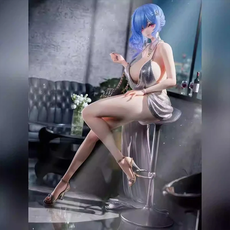 Saint Louis Anime GK Cartoon Girl Statue Blue Hair Handmade Ornament With Bar Stool Collectible Gift For Anime Figure Collectors
Saint Louis Anime GK Cartoon Girl Statue Blue Hair Handmade Ornament With Bar Stool Collectible Gift For Anime Figure Collectors