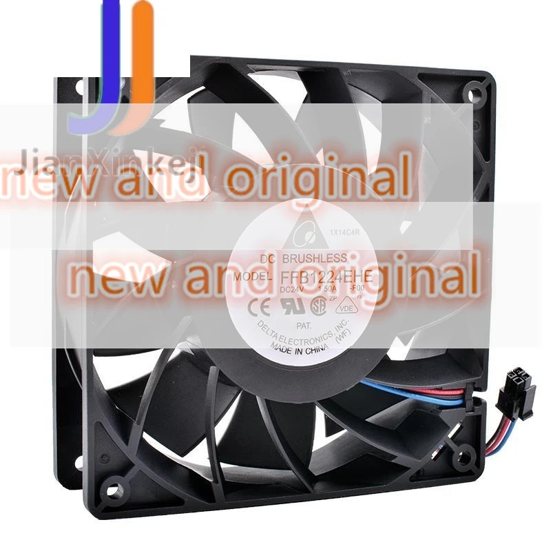 New and original FFB1224EHE 12cm 120mm 12038 24V 1.50A Double ball air volume inverter cooling fan connection
New and original FFB1224EHE 12cm 120mm 12038 24V 1.50A Double ball air volume inverter cooling fan connection