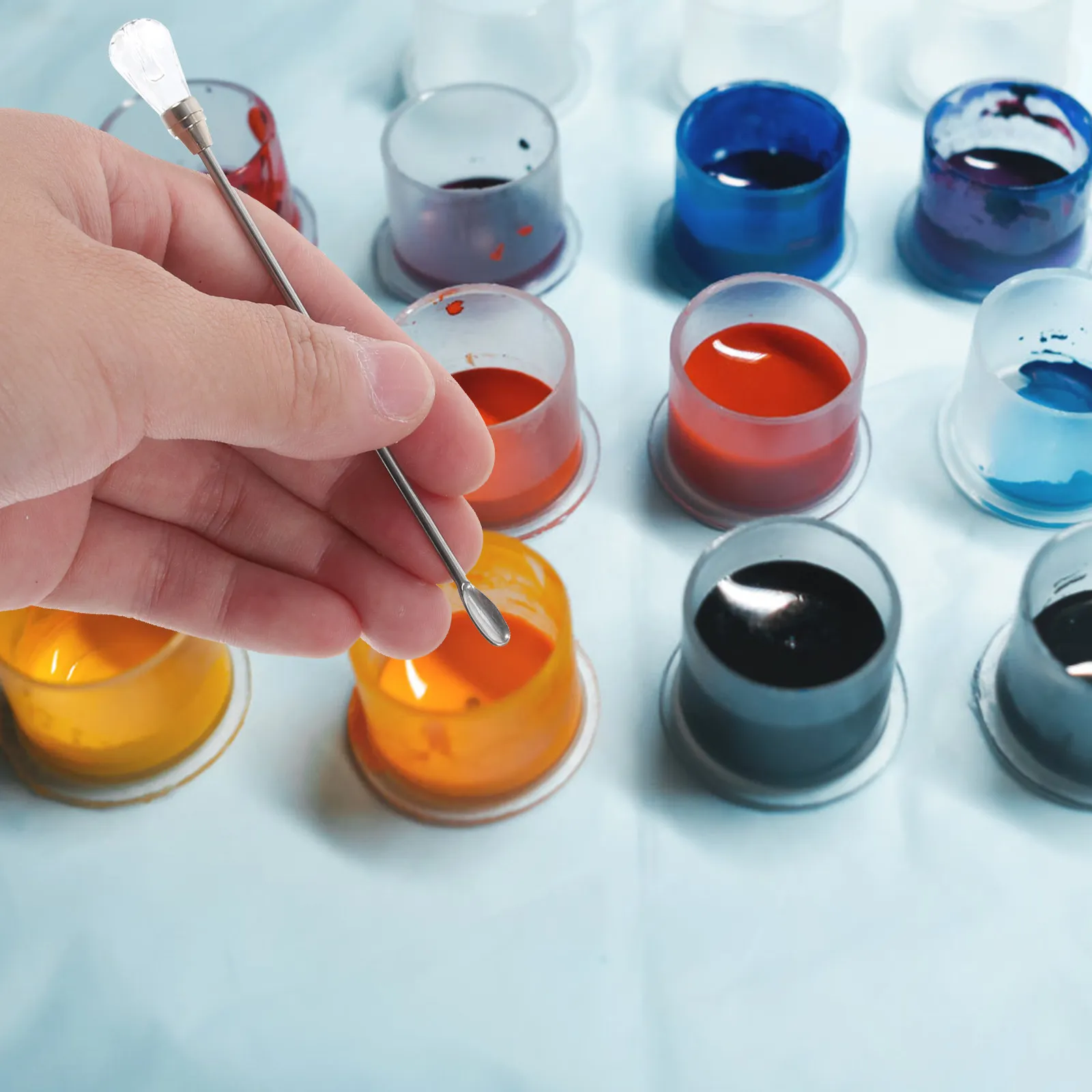 3Pcs Tattoo Ink Mixer Stirring Rod Pigment Stirring Spoon Metal Mixing Tools for Eyebrow Powder Tattooing Pigment Mixer
3Pcs Tattoo Ink Mixer Stirring Rod Pigment Stirring Spoon Metal Mixing Tools for Eyebrow Powder Tattooing Pigment Mixer