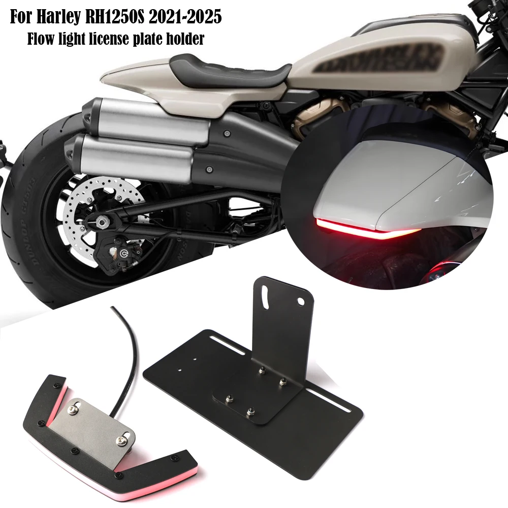 Rear LED Brake Turn Signal Tail Light Fender Eliminator For Harley Sportster S 1250 RH1250S Motorcycle Tidy Tiallight 2021-2024
Rear LED Brake Turn Signal Tail Light Fender Eliminator For Harley Sportster S 1250 RH1250S Motorcycle Tidy Tiallight 2021-2024