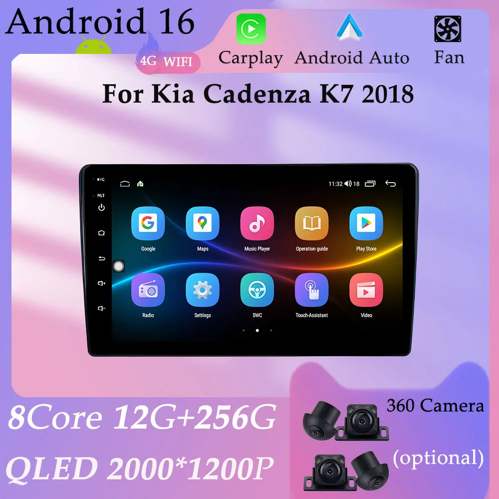 Touch Screen for Kia Cadenza K7 2018 CarPlay Android Car Radio Multimedia Player Head Unit Split Screen DSP Stereo WIFI GPS Navi
Touch Screen for Kia Cadenza K7 2018 CarPlay Android Car Radio Multimedia Player Head Unit Split Screen DSP Stereo WIFI GPS Navi