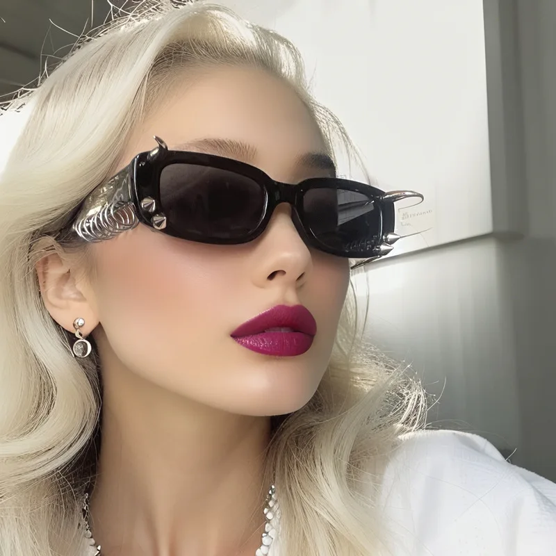 New Fashion Spiked Rivet Sunglasses For Men And Women Punk Rock Cyberpunk Metal Shades Festival Party Edgy Fashion Cool Eyewear
New Fashion Spiked Rivet Sunglasses For Men And Women Punk Rock Cyberpunk Metal Shades Festival Party Edgy Fashion Cool Eyewear